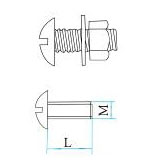 IS-02半圓連接螺栓
